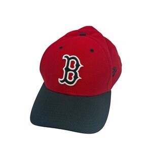 New Era 39THIRTY Boston Red Sox Patriotic Eagle Hat M/L Red Stretch Fit Cap